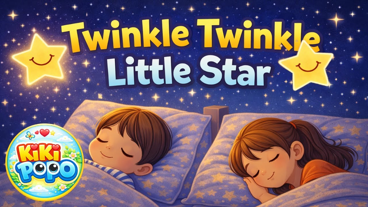 Twinkle Twinkle Little Star🌙 | Gentle Bedtime Lullaby for Babies & Toddlers