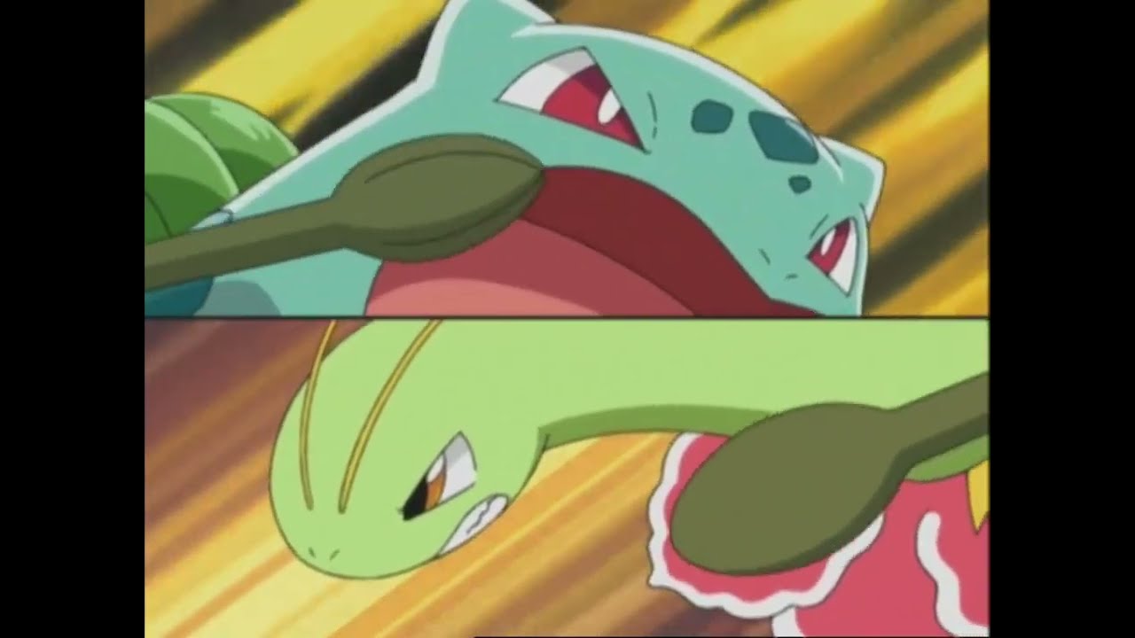 Pokemon: Blubasaur vs Meganium
