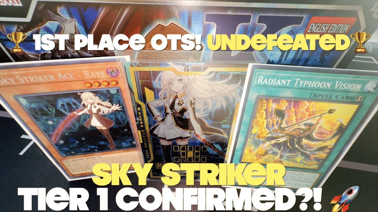 1-е место SKY STRIKER после экстренного бана! Непобеждённый на OTS | Эта колода просто БЕЗУМИЕ!