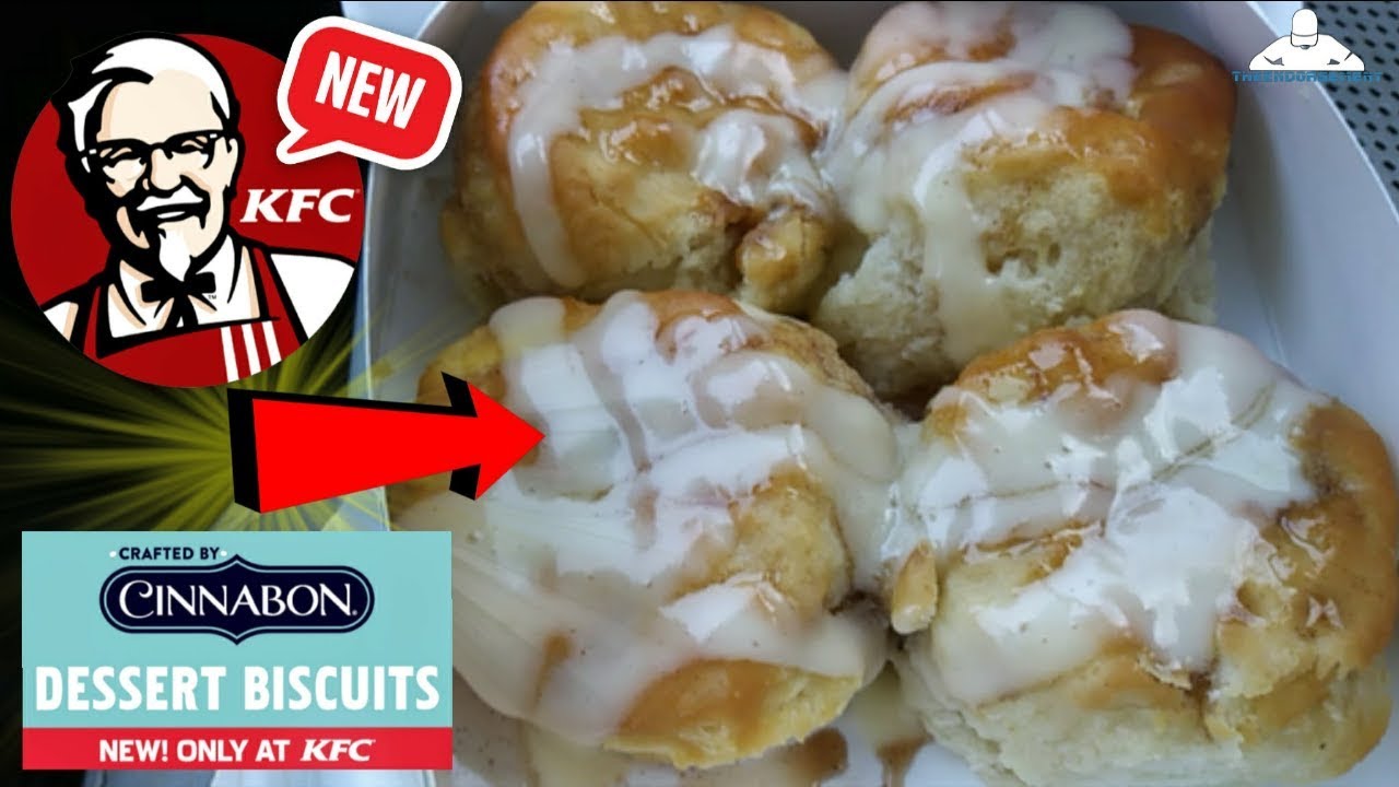 KFC® Cinnabon® Dessert Biscuits Review! 😍👀