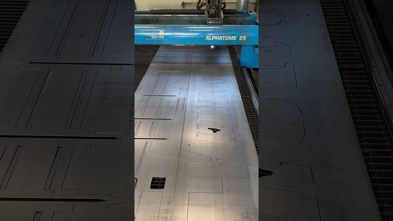 3mm Taglio Insegna in Lamiera Cor-Ten