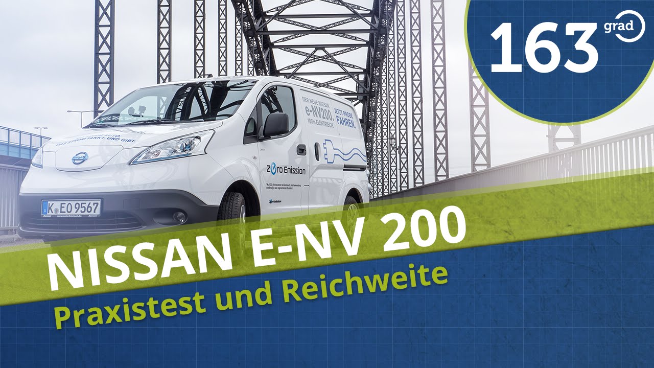 2015 Nissan e-NV200 Lieferwagen mit Elektroantrieb Fahrbericht Praxistest Reichweite eNV200 #163Grad