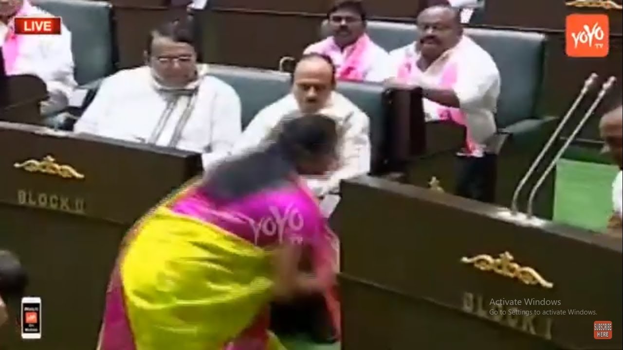 Khanapur Mla Rekha Nayak Touches KCR Feet | Telangana Assembly 2019 | MLA's Swearing  | YOYO TV