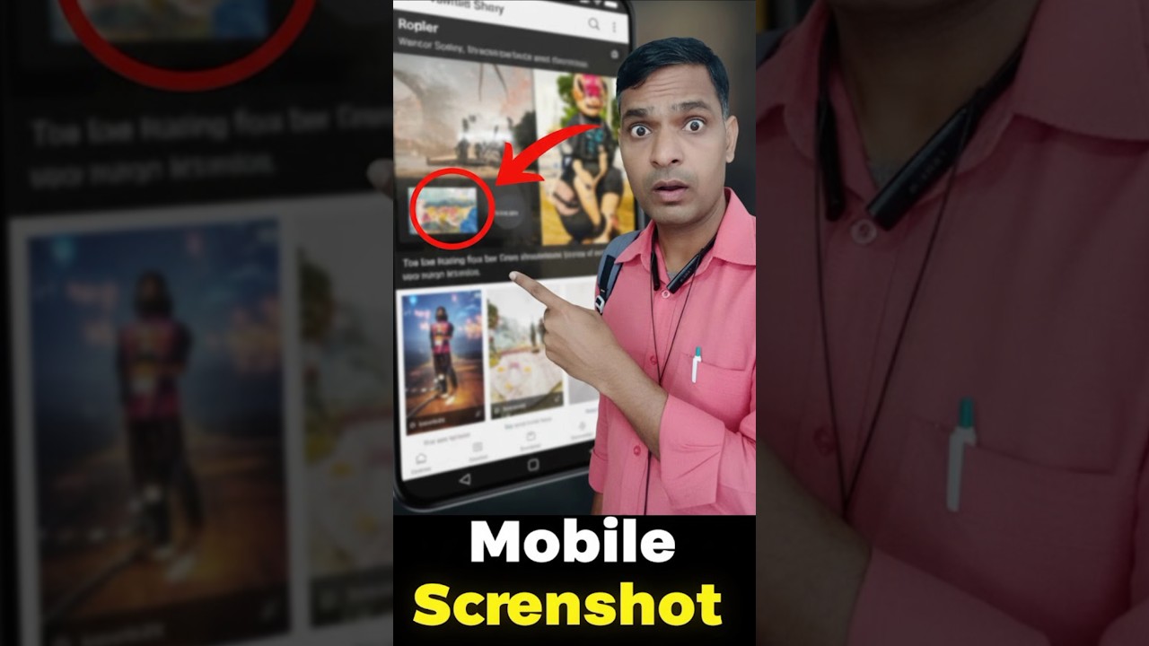 Mobile Screenshot Ko Edit Kaise Kare | Screenshot Editing Tips in Hindi | Android & iPhone ll