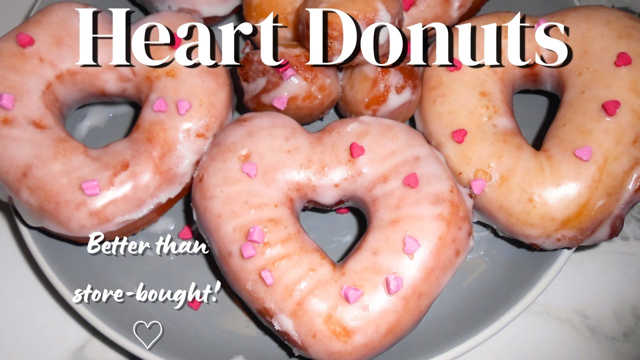 Homemade Heart Donuts (Better than Store-Bought!) 🩷 Valentines Recipe Series