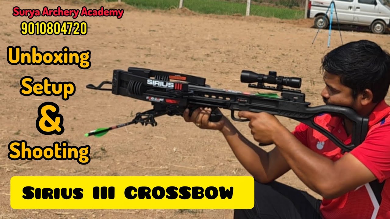 2026 - new HORIZON- SIRIUS III crossbow. UNBOXING, SETUP & SHOOTING . 🔥 