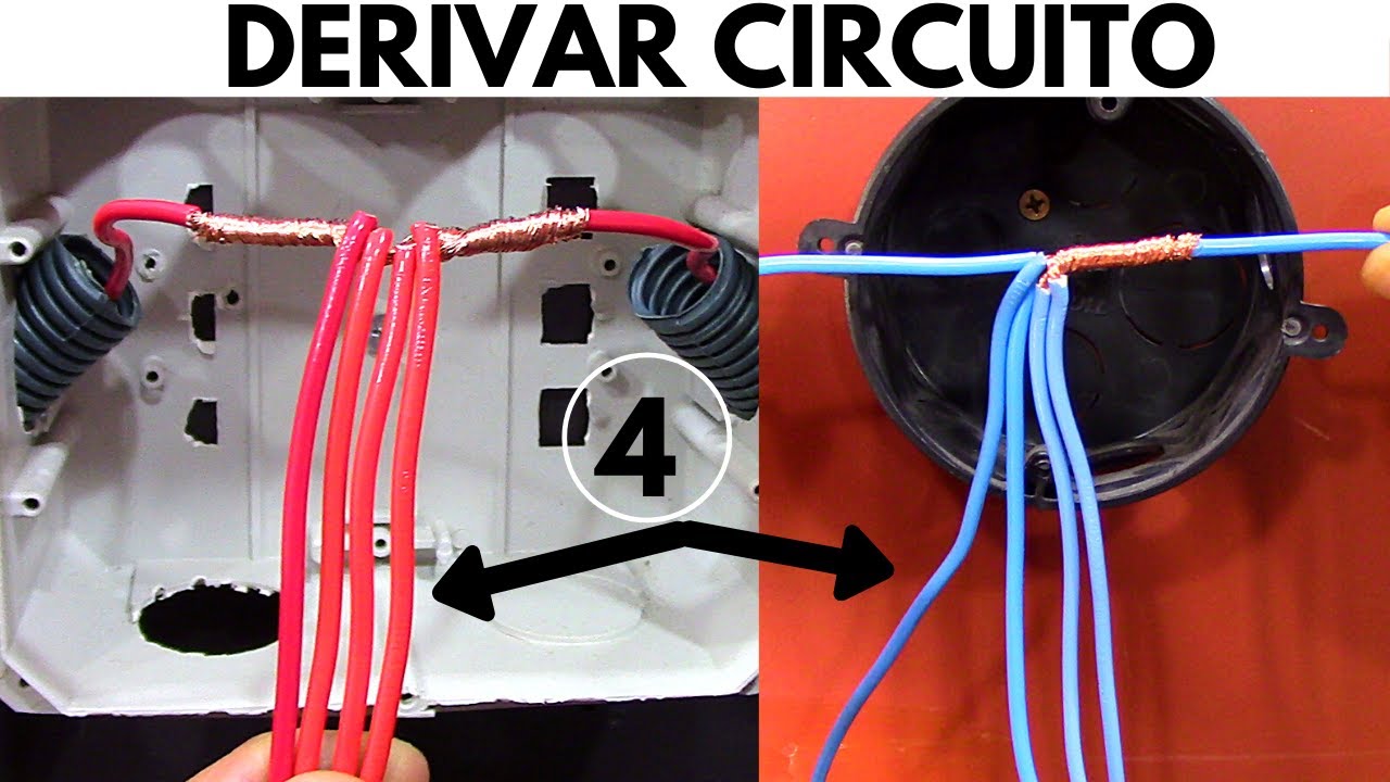 DERIVAR CIRCUITO - 2 TÉCNICAS na ELÉTRICA  (CIRCUITO DE DERIVACIÓN )