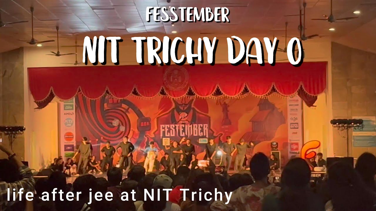 Life after jee at NIT Trichy festember Day 0 || LIfe with Hithesh || || Hindi vlog || 🤩