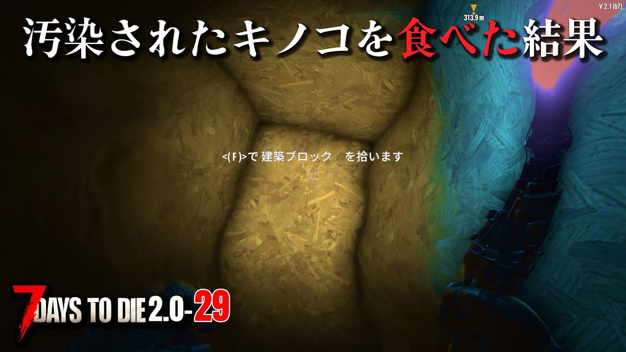 【7days to die 2.0】ゲーム内じゃなくて、ガチで酸欠！本気で喋りすぎてクエスト中に意識朦朧するオジサン #29 #7dtd