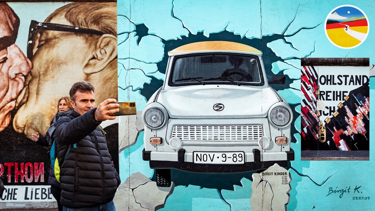 Галерея East Side: Фотопрогулка у Берлинской стены спустя 35 лет после ее падения 📸