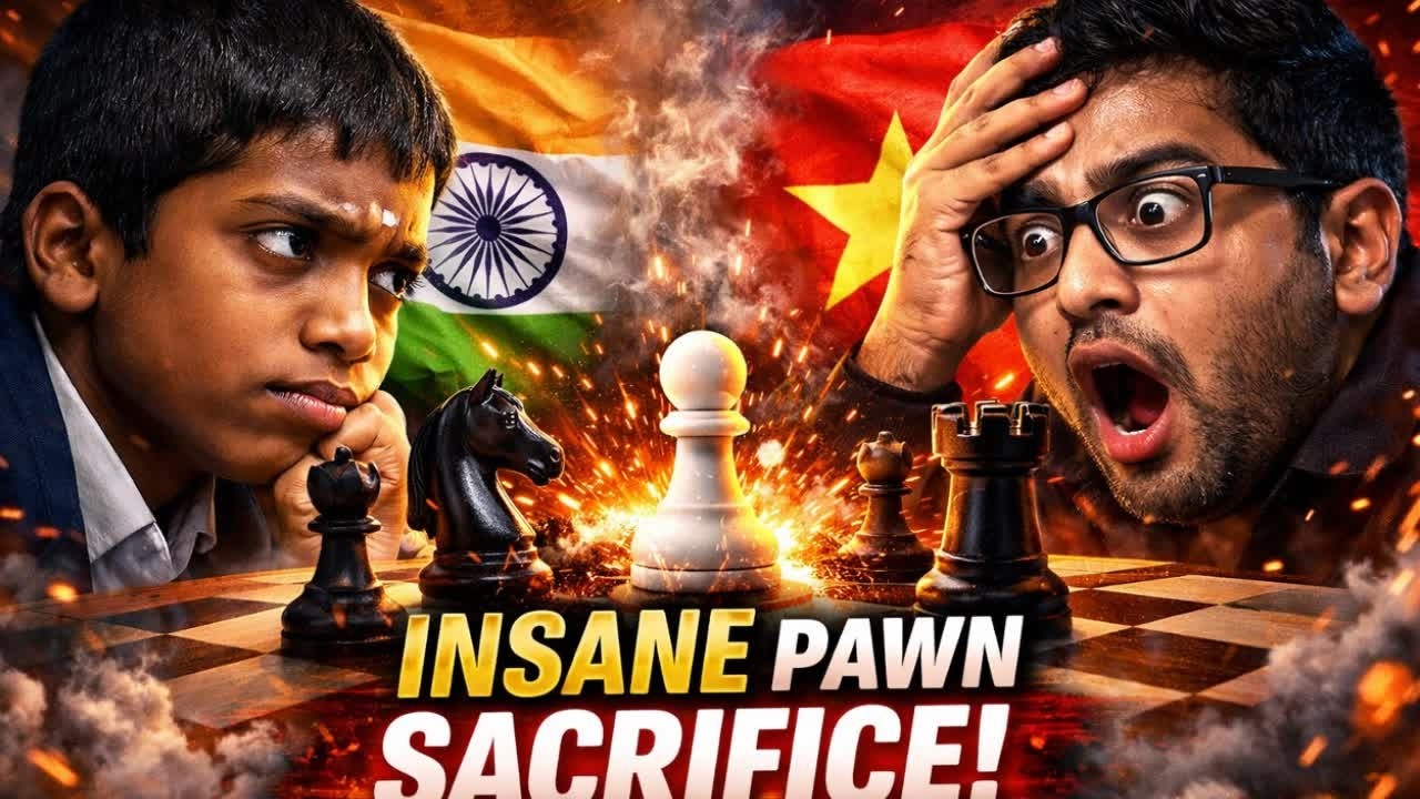 INSANE Pawn Sacrifice 44.e6!! Praggnanandhaa’s Silent Killer Attack
