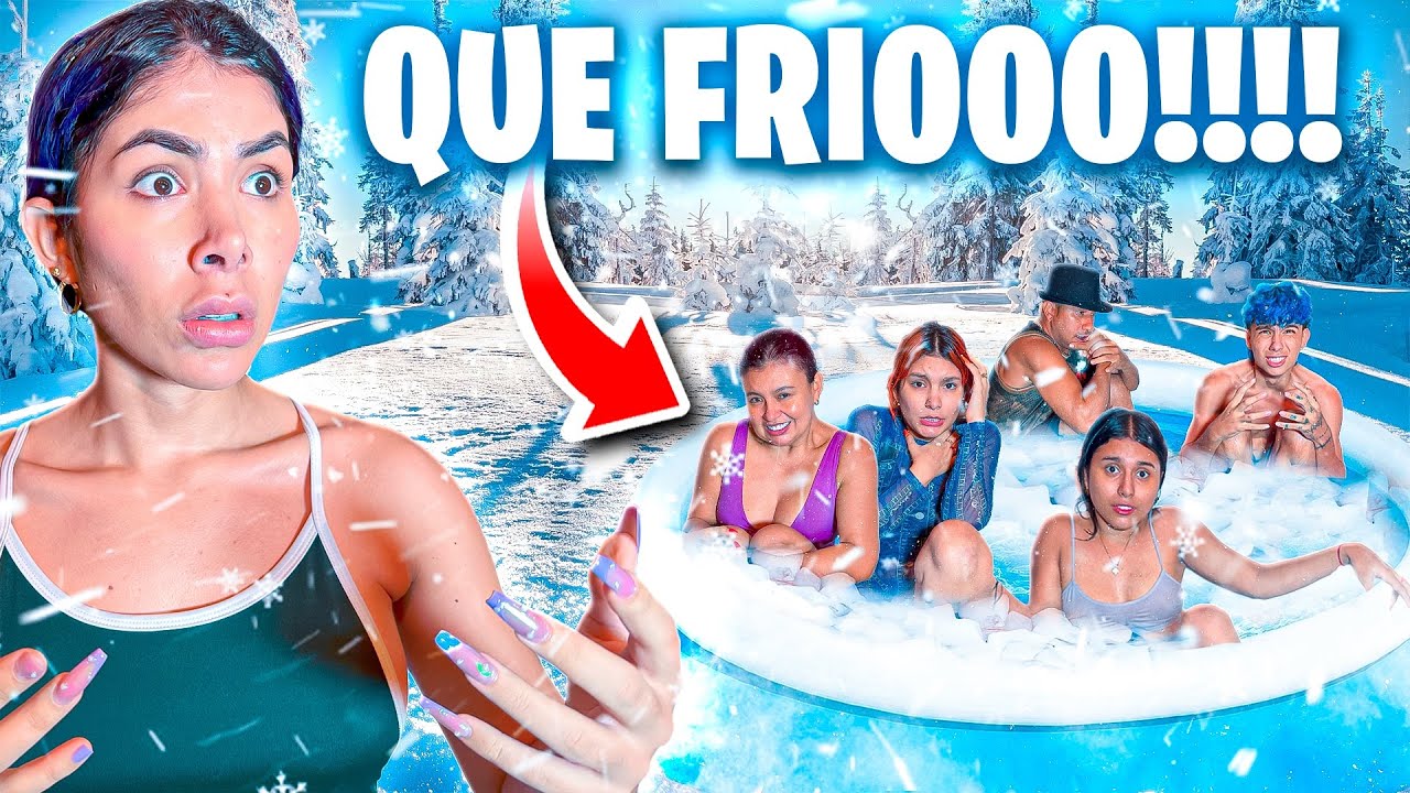 EL ÚLTIMO EN SALIR DE LA PISCINA CONGELADA GANA $1.000.000!!