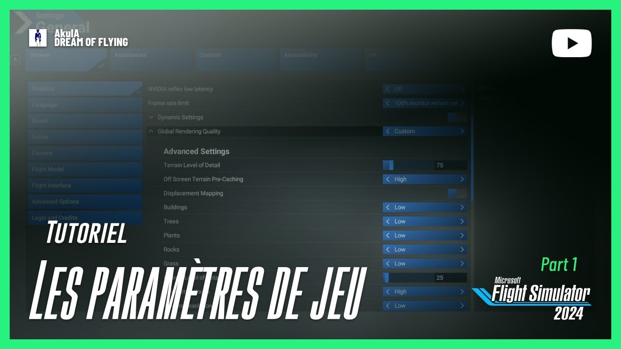 Débuter sur FS2024 Part 1 | Les paramètres de jeu | FS 2024