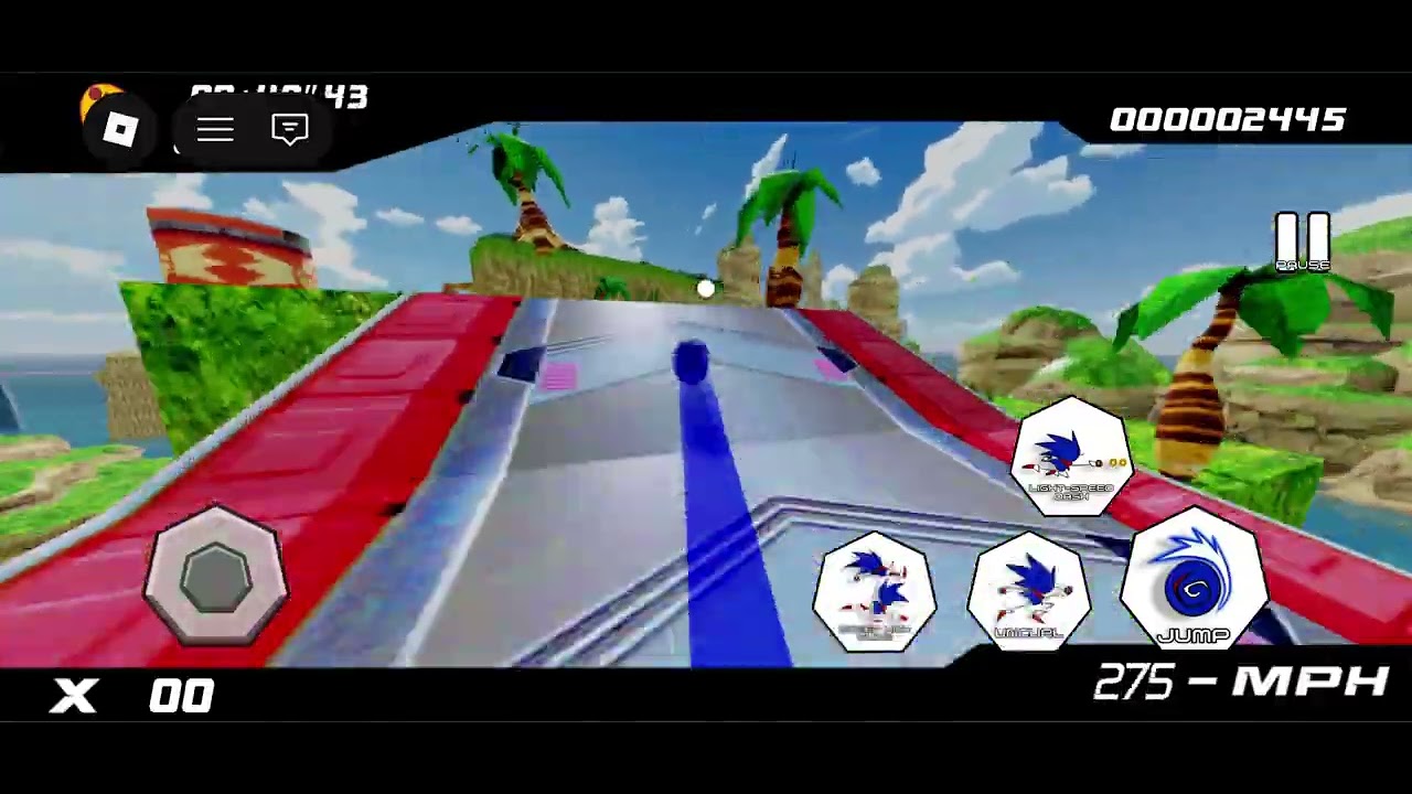 Sonic rerush, sonic stages only