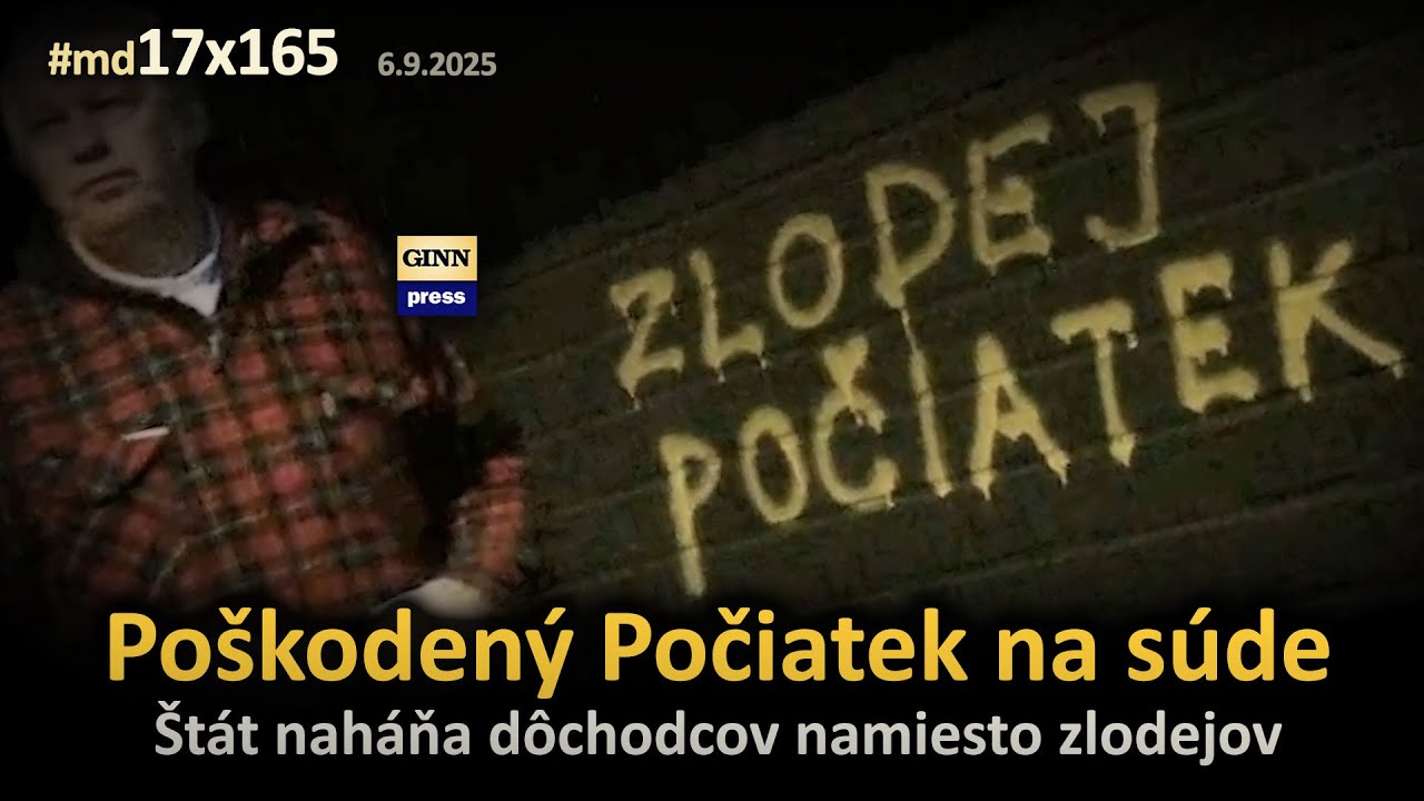 Po&scaron;koden&yacute; J&aacute;n Počiatek znova na s&uacute;de. &Scaron;t&aacute;t nah&aacute;ňa d&ocirc;chodcov namiesto zlodejov?! #md17x165