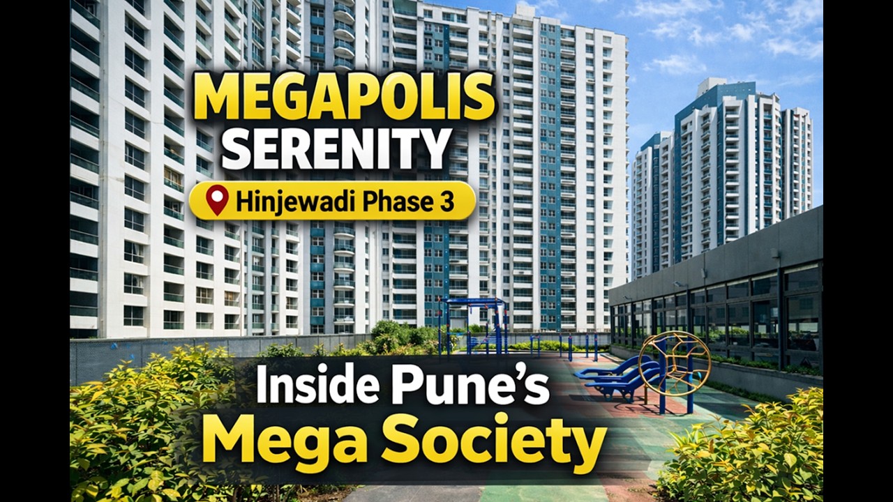 Megapolis Serenity Society Tour 🏙️ | Hinjewadi Phase 3 Pune