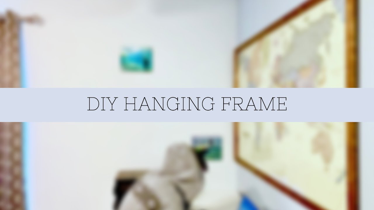 DIY Hanging Map