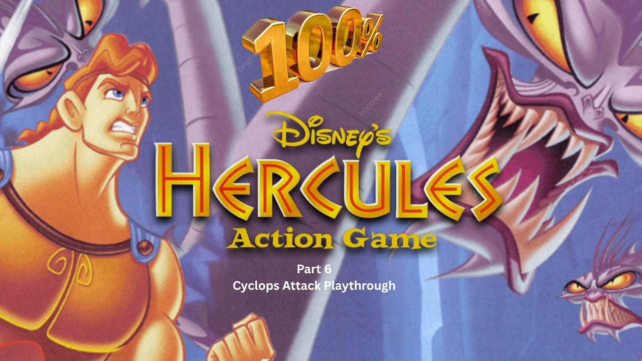 Disney Hercules PS1 100% Playthrough Part 6 Cyclops Attacks