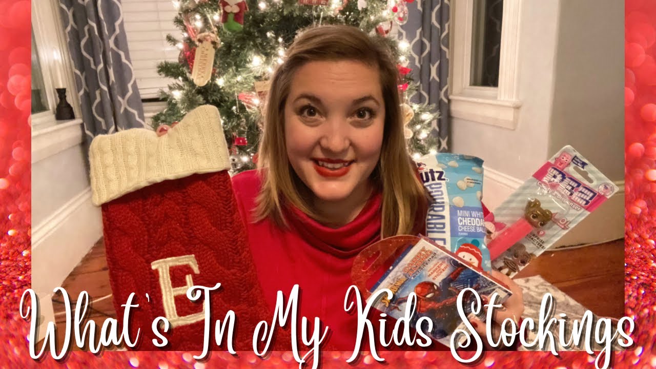 WHAT'S IN MY KIDS STOCKINGS | Stocking Stuffer Ideas 🎄