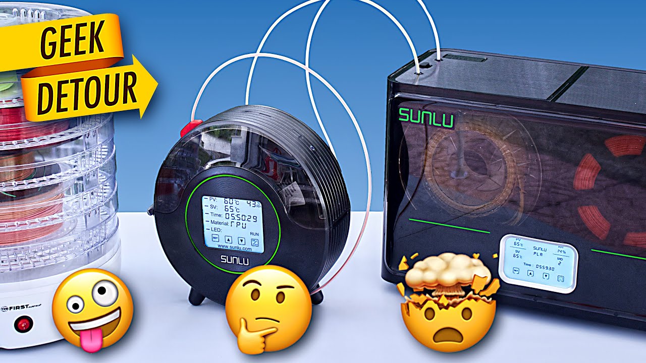 SUNLU Filament Dryer S4 против S2 против Food Dehydrator