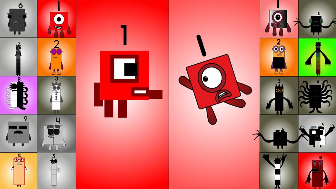 Mashup: Numberblocks Band Retro Nomal vs Difficultyblocks Band Zombie