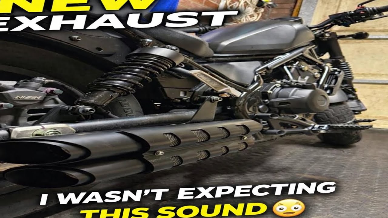 This Exhaust COMPLETELY Changed My Rebel 500