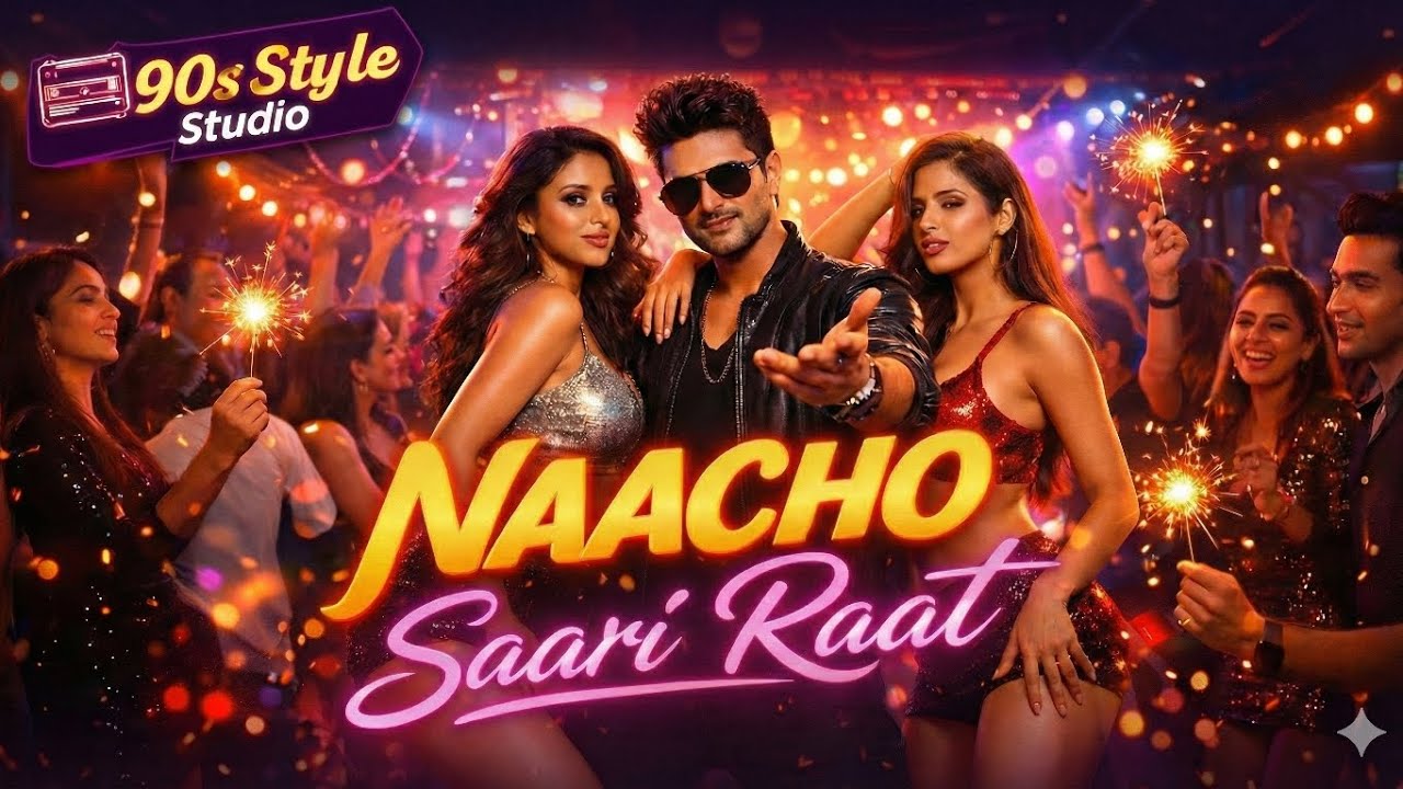 Naacho Saari Raat 🔥 | New Year 2026 Party Song | Audio | 90s Style Studio