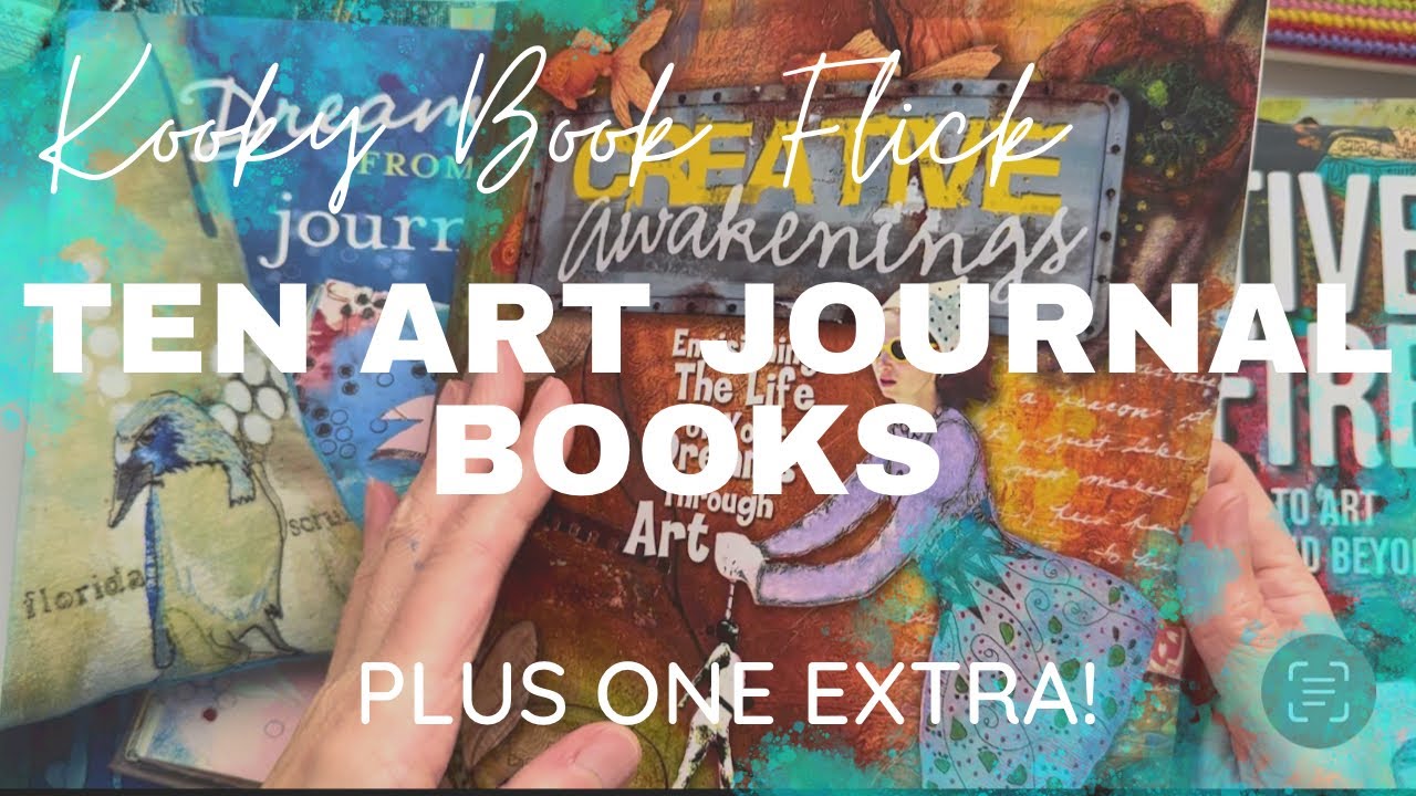 Kooky Book Flick Through - 10 ART JOURNAL BOOKS