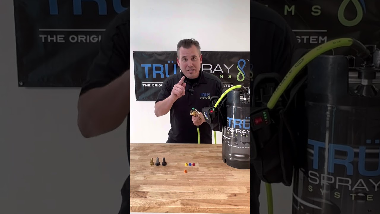 Deciding What Spray Tip to use on your TRÜ Spray Systems? Watch this Video to see!
