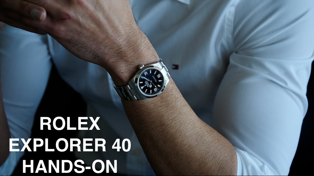 [4K] Обзор и фотографии абсолютно новых часов Rolex Explorer 40 2023 года | Хафиз Дж. Мехмуд