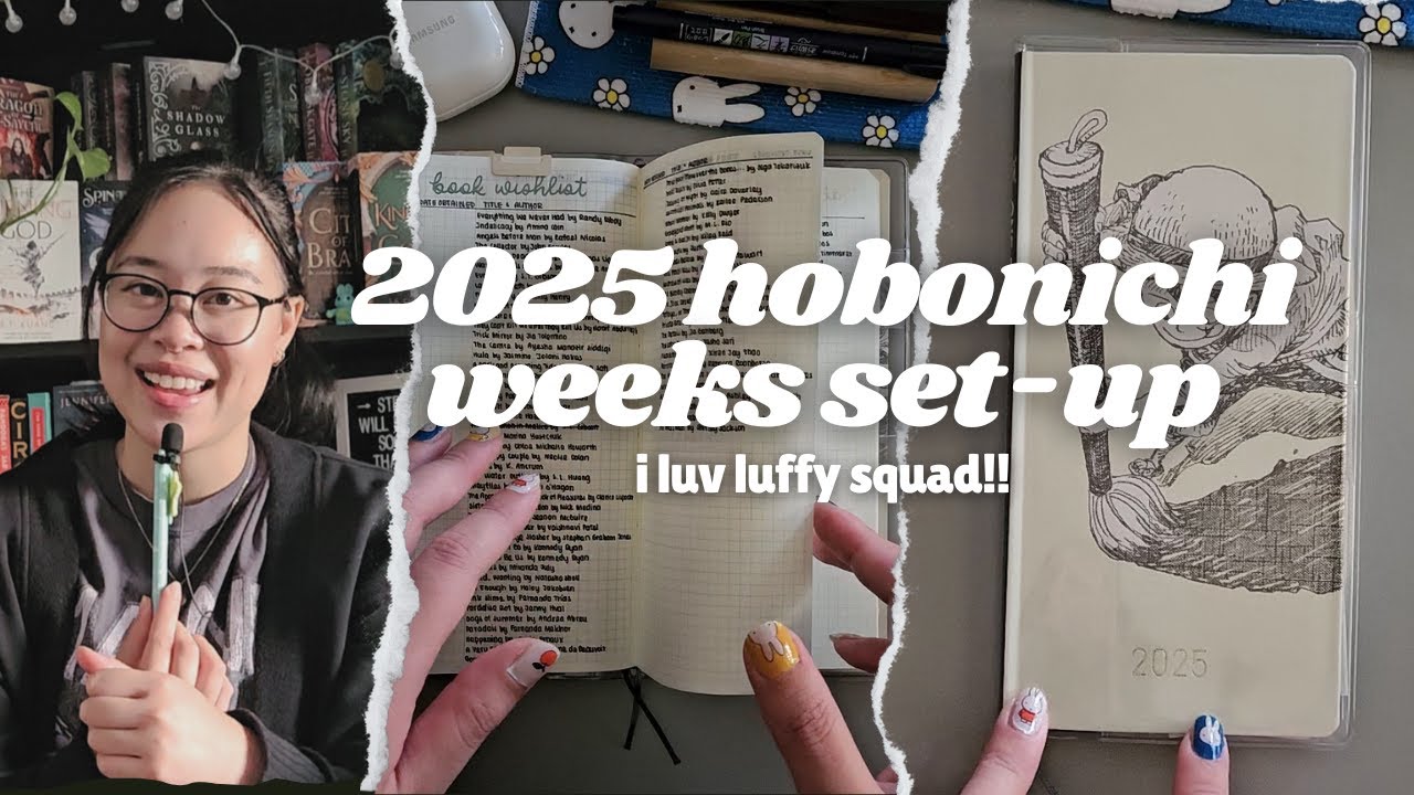 2025 hobonichi weeks set up🏹my all-in-one planner & tracker