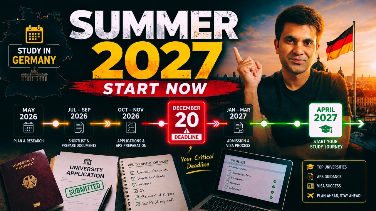 If You're Planning to Study in Germany by April 2027: Watch This Now before it's too Late