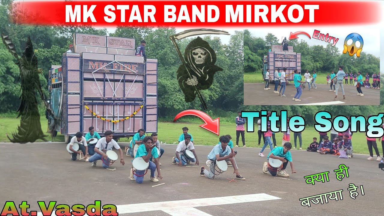 MK Star ⭐ Band Mirkot AT. Vasda क्या ही Title Song बजाया। 😱 #mkstarbandofficial #mkstarofficial1