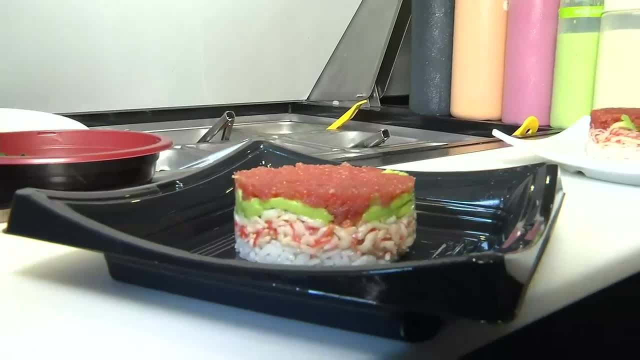 Sushi Cupcakes at Cartwright Food Hall