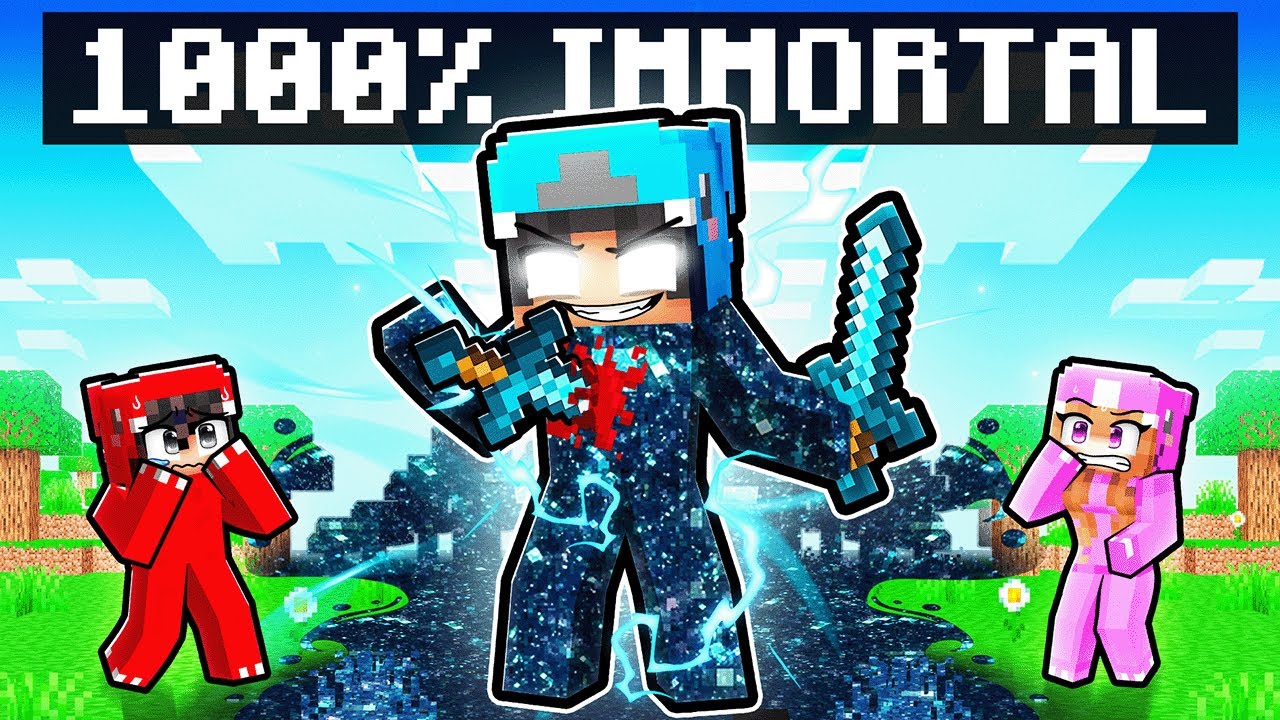 Omz Got 1000% IMMORTAL in Minecraft!