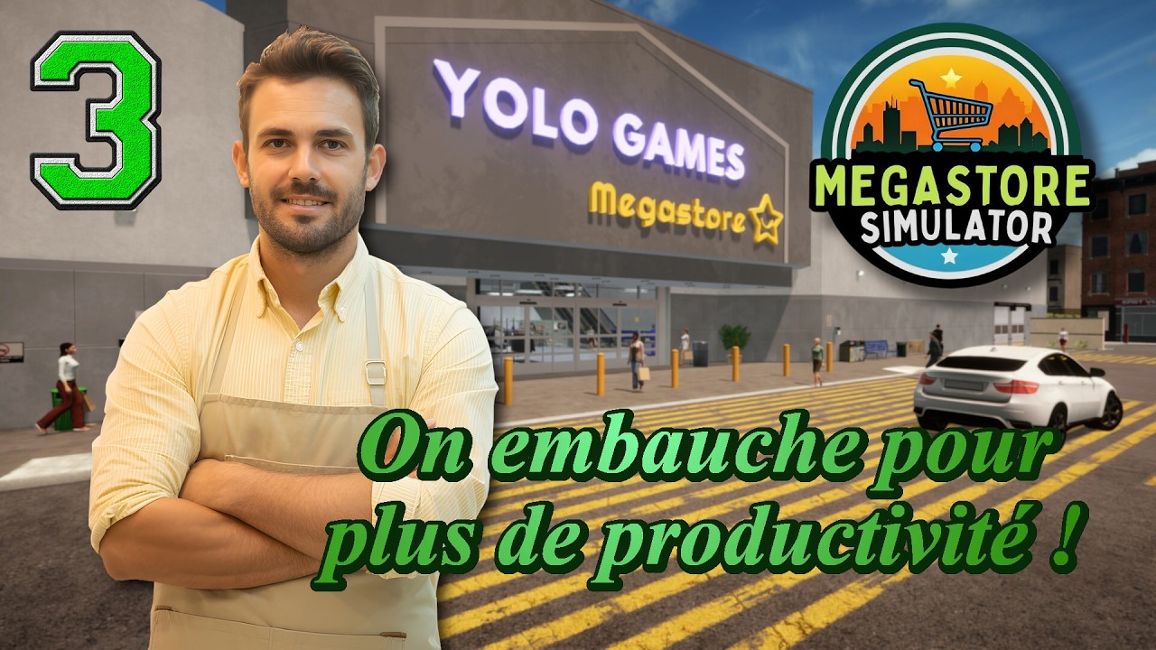 Megastore simulator ! : on embauche un caissier et on implante une licence de jouets #episode 3