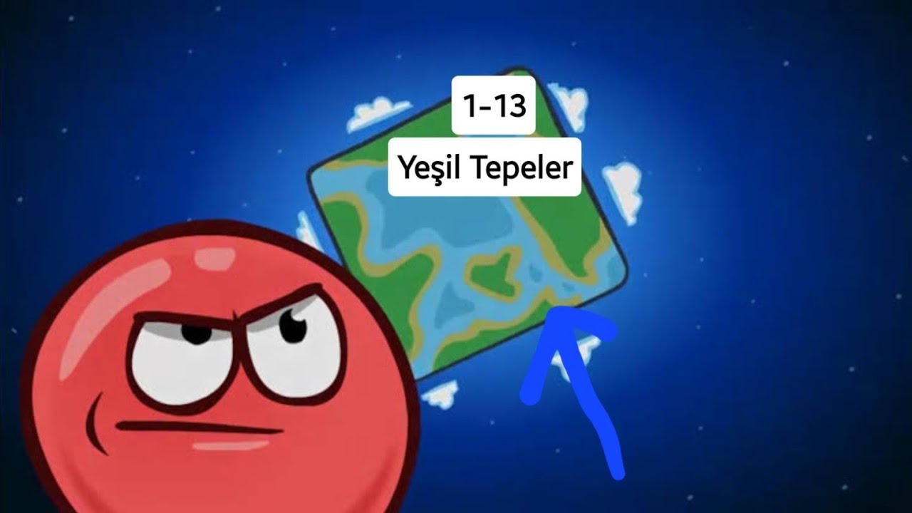 Red Ball 4 Part 1 Yeşil Tepeler ilk bölüm (1-13)