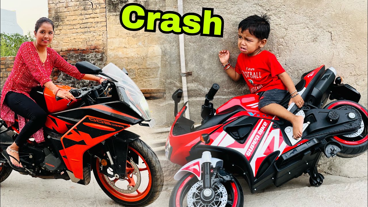 Shivay Apni Super Bike Lekar Gir gya 😱