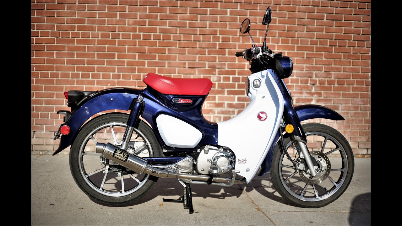 2019 Honda Super Cub Exhaust Stock VS. Yoshimura GP Magnum Full System