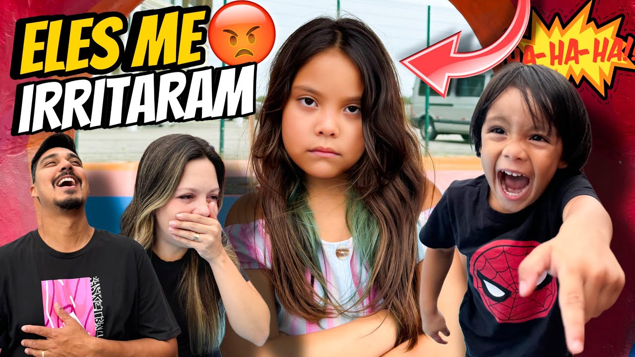 MINHA FAMÍLIA ME IRRITOU DEMAIS ! | NINGUÉM ME DEIXOU FALAR ! * irritando a Valentina * 😡 trollagem