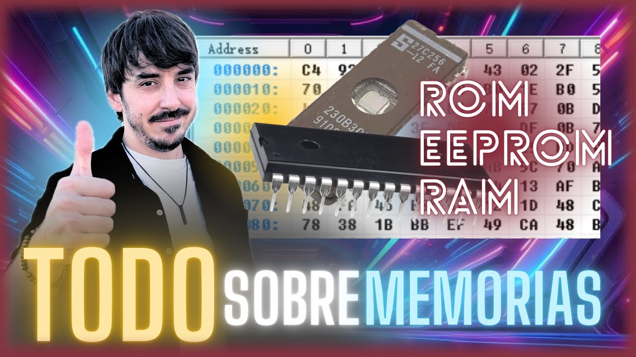 ⚡ Memorias ROM, PROM, EPROM, EEPROM. Mapas de memoria, ejemplos, simulación.