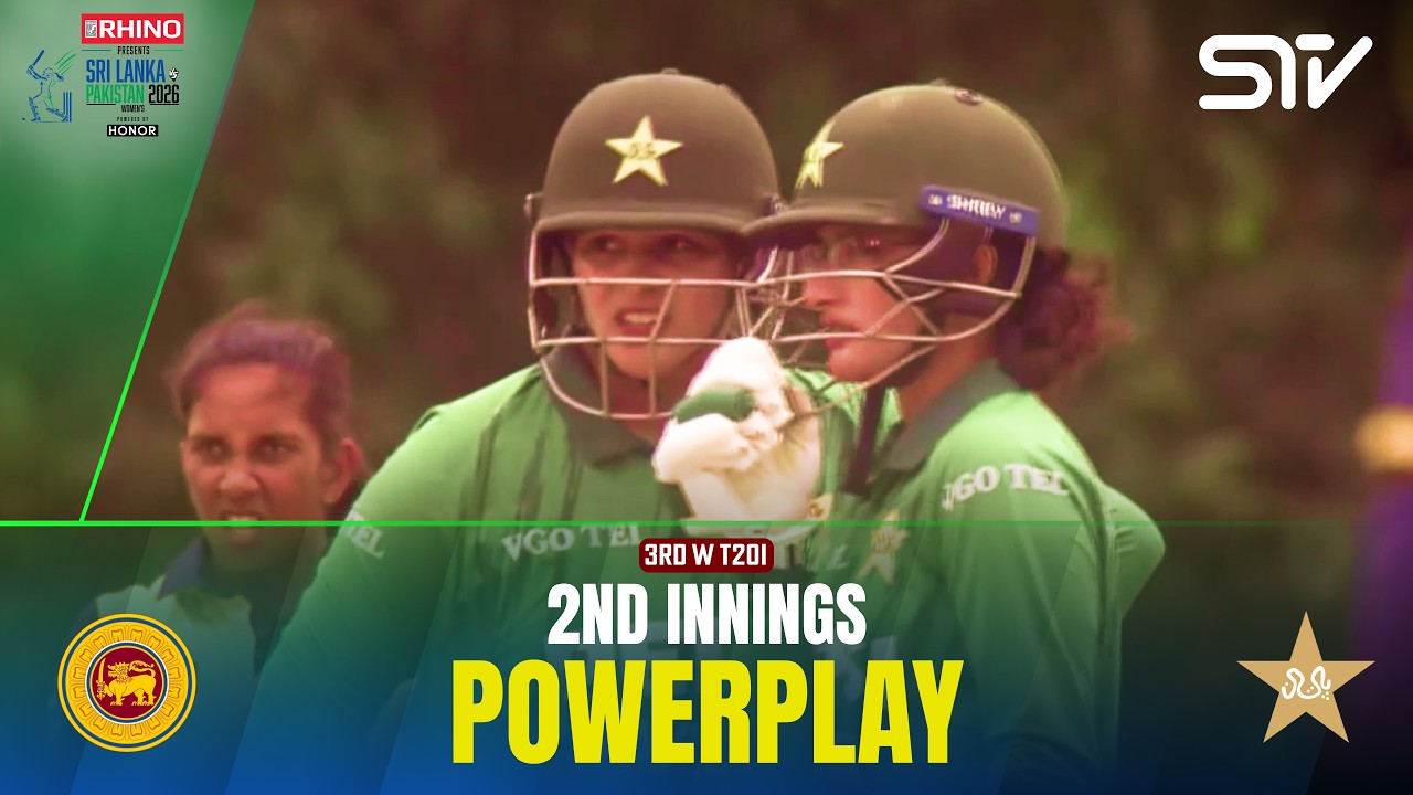 2nd Innings Powerplay | Sri Lanka Women vs Pakistan Women | Match 03 | T20I Series 2026 | M9l1K