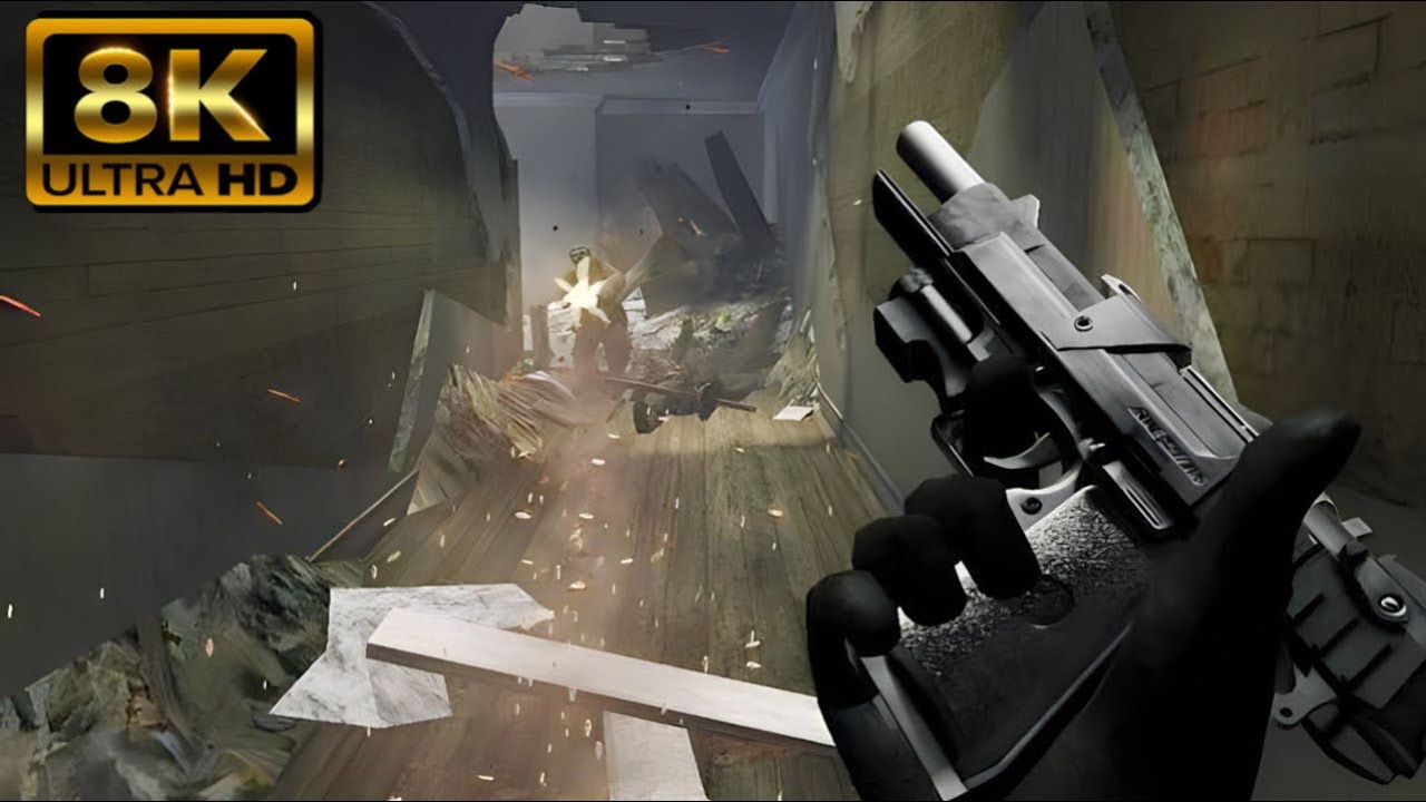 Black (Video Game) Remastered!! Gameplay (ps2) [8K]