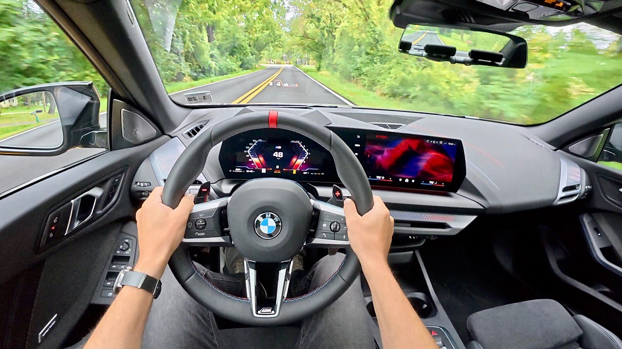 BMW M235 xDrive Coupe 2025 года — впечатления от вождения от первого лица