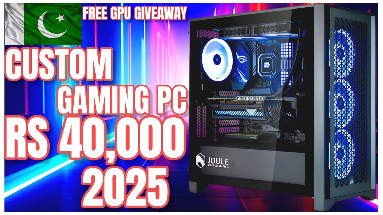 RS 40,000 GAMING CUSTOM PC BUILD IN PAKISTAN 2025 | BEST BUDGET GAMING PC UNDER 40K IN 2025 PAKISTAN