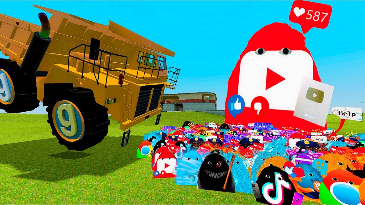 Munci Nextbots Family VS Cars - Garry's Mod \ Gmod! (Part 5)