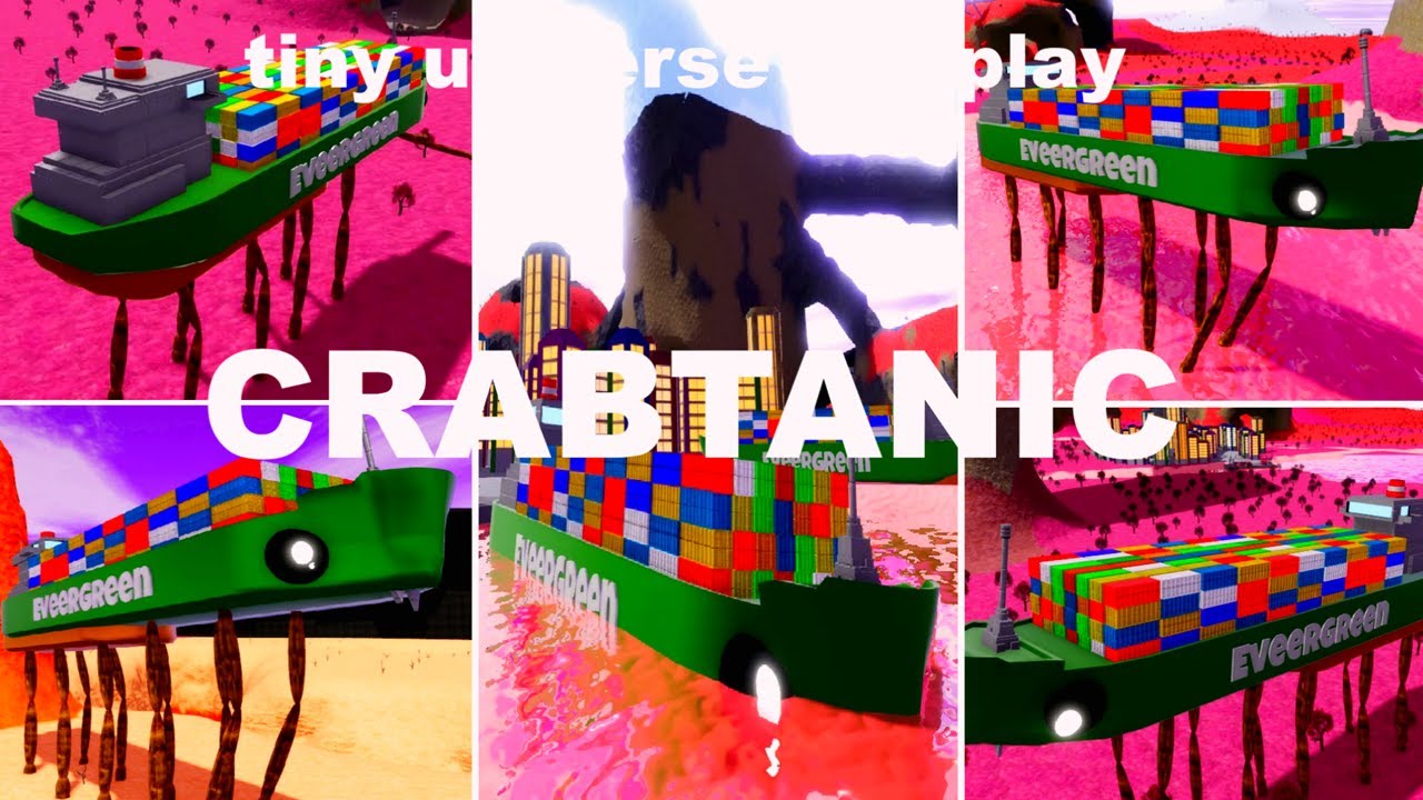NEW - TINY UNIVERSE ROLEPLAY TUR [CRABTANIC] How to get CRABTANIC BADGE + CRABTANIC MORPHS ROBLOX !
