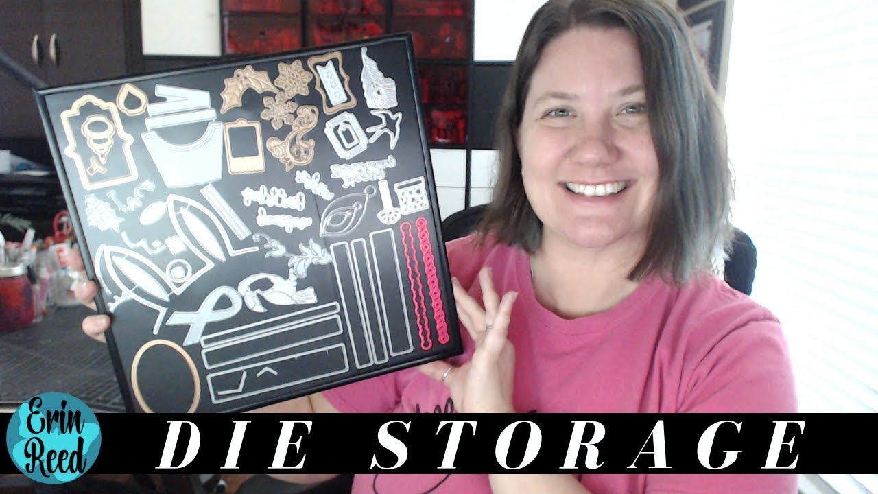 Craft Room Storage Ideas - Wafer Thin Framed Die Storage