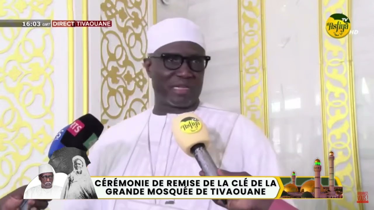 Grande Mosquée de Tivaouane - Compte rendu Président Makhtar Cissé