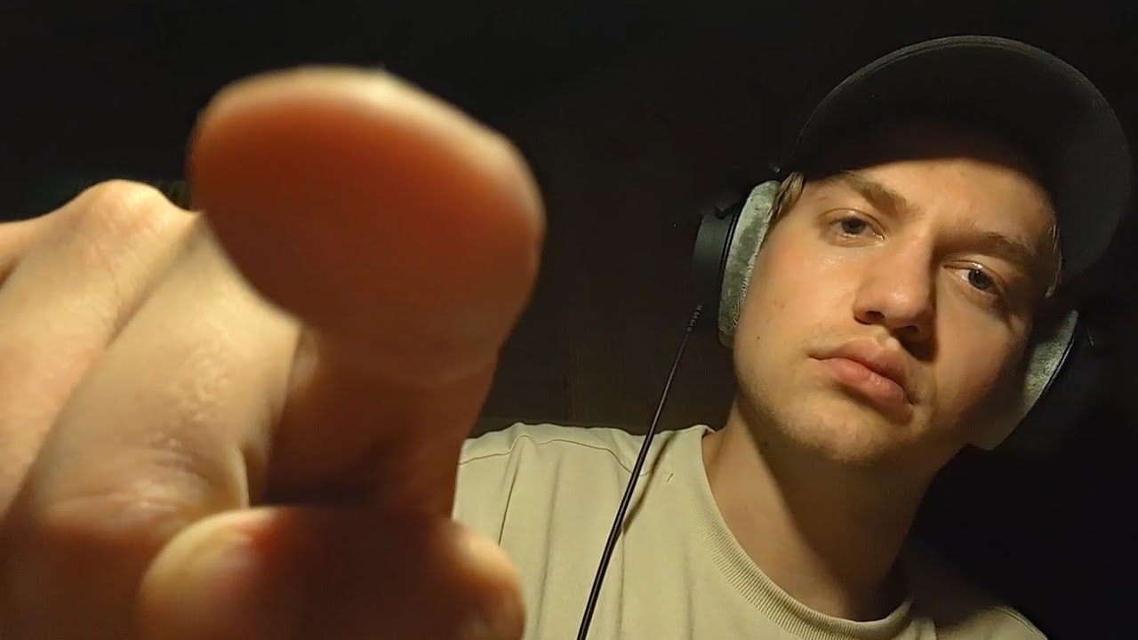 ASMR Up Close Hand Movements with Intermittent Sounds